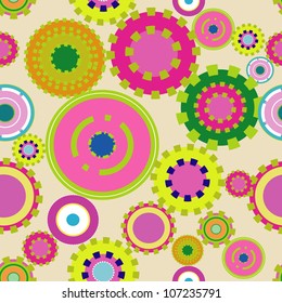 abstract circle background,seamless pattern