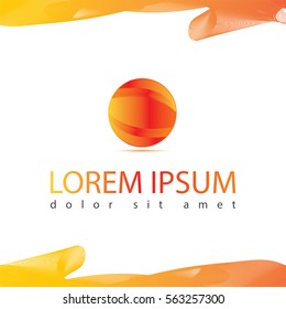 Abstract circle based logo design