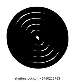 Abstractas círculo. Marco redondo negro. Elemento para el diseño. Ilustración vectorial aislada sobre fondo blanco. EPS 10