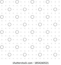 ilustrador de vector negro de círculo abstracto Papel de fondo de diseño de patrón sin fin.