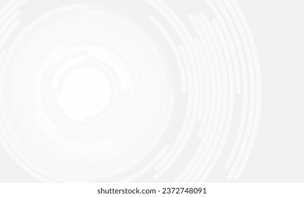 Resumen de diseño de vectores de fondo blanco y negro de círculo