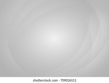 abstract circle blank paper white and gray tone vector background, wave overlapping with shadow modern concept