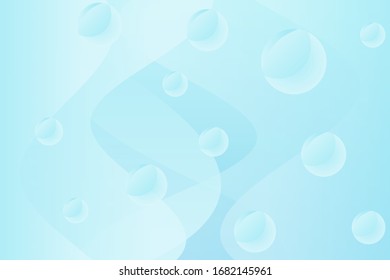 Abstract Circle with Blue Background Graphic Design