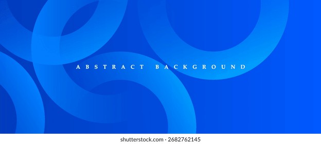Fondo azul del círculo abstracto. Fondo del círculo superpuesto.