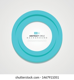Abstract circle blue cover design element. Use for element of art, template design, artwork, ad, poster, tool. illustration vector eps10 
