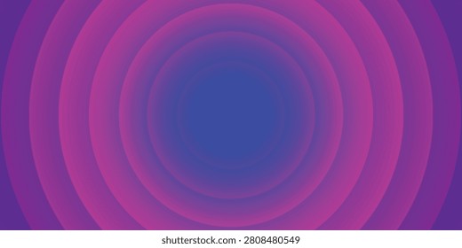 Abstract circle blue and purple gradient design. Smooth color. Background design gives a modern and contemporary impression.