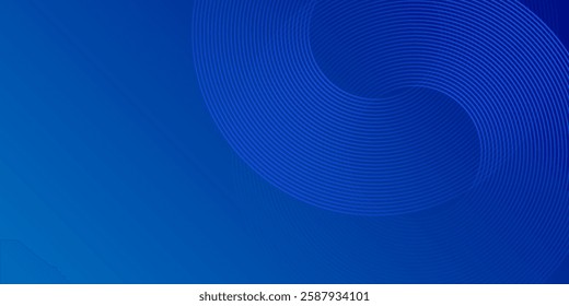 Abstract Circle Blue Tech Finance Fintech Background Abstract Pixel Pattern. Abstract Business Tech Simple