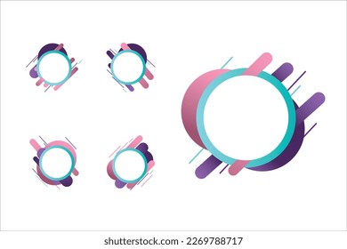Abstract Circle Border Design Vector