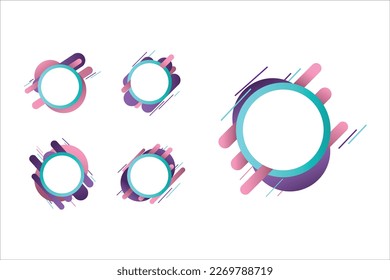 Abstract Circle Border Design Vector