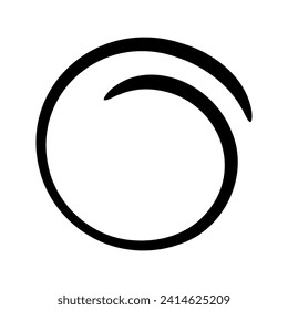Abstract circle border vector design