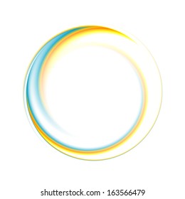 Abstract circle bright background. Vector logo eps 10