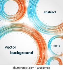 Abstract circle bright colorful background. Vector illustration eps10