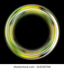 Abstract circle bright shape. Vector logo eps 10