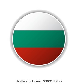 Abstrakter Kreis Bulgarien Flaggensymbol