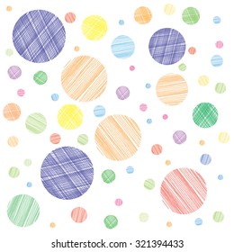 Abstract circle card 
