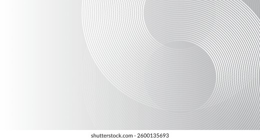 Abstract circle and clean light box space vector design background simple