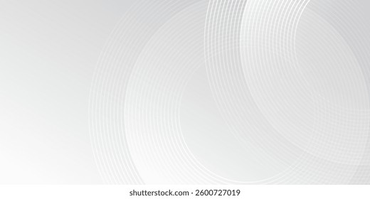 Abstract circle and clean light box space vector modern