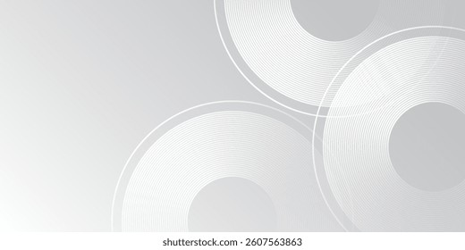 Abstract circle and clean light box space vector design background simple abstract