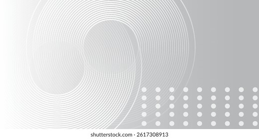 Abstract circle and clean light box space vector design background simple abstract