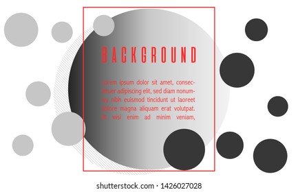abstract circle color concept new trend background vector illustration