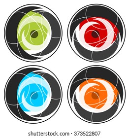 Abstract circle color illustration