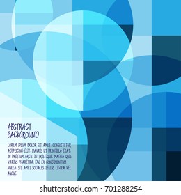 Abstract circle color is light blue it beautiful for background template.