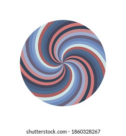 Abstrakter Kreis bunter Hintergrund, geometrisches dynamisches Muster, Vektordesign Element.