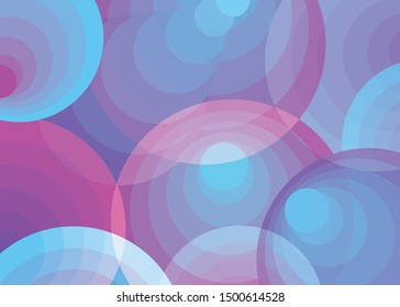 Abstract circle colorful background vector