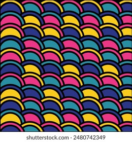 Abstract Circle Colorful Background, wallpaper banner pattern abstract wallpaper background with colorful template