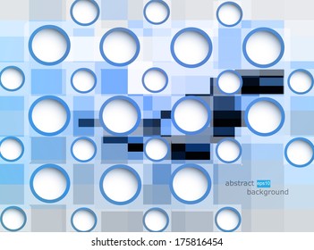 abstract circle colorful vector background