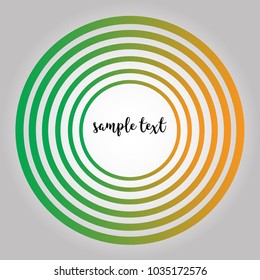 Abstract circle colorful vector. Circle logo design template.
