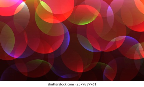 Abstract circle colors gradient light on dark background. Modern circle.