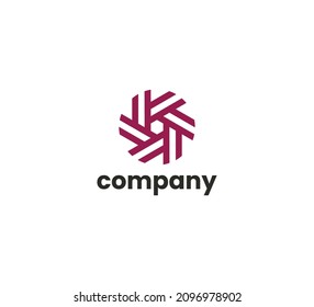 abstract circle coloured camera logo design vector
