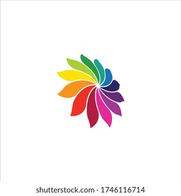 Abstract circle creative for business logo vector illustration
