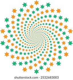 Arte de fondo de ilusión geométrica creativa de círculo Abstractas