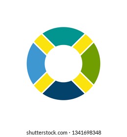 Abstract circle creative logo symbol