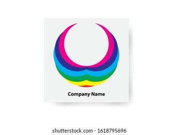 Abstract circle creative signs, symbols, and logo. colorfull circle logo.