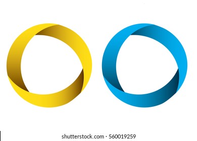 Abstract circle creative signs and symbols. Circles,design elements.