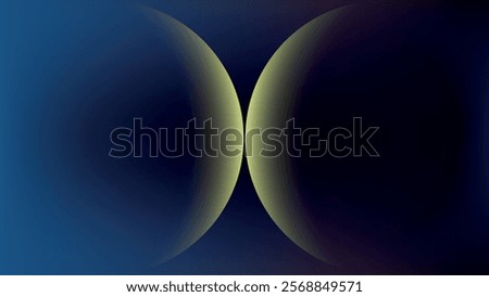 Abstract circle dark blue yellow gradient desktop wallpaper vector. Gradient dark blue yellow Digital technology background. Abstract circle shape blue yellow gradient desktop wallpaper background