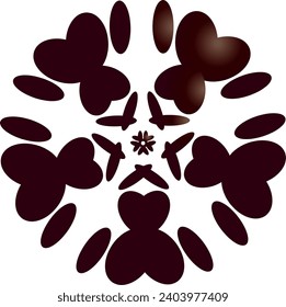Abstract circle decoration vector design logo