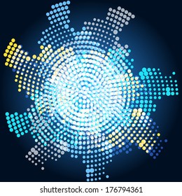 Abstract circle decoration for you presentation