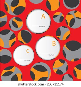 Abstract circle design