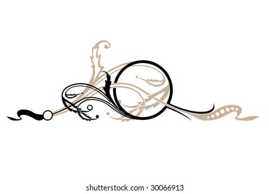 Abstract circle design