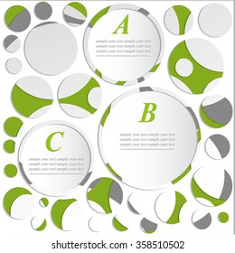 Abstract circle design