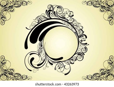 Abstract circle design