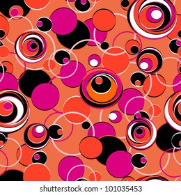 abstract circle design background, seamless pattern