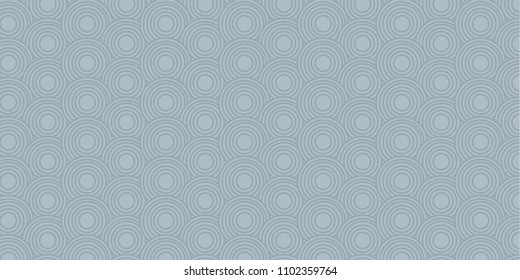 Abstract circle design blue background Vector.