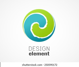 Abstract circle design element