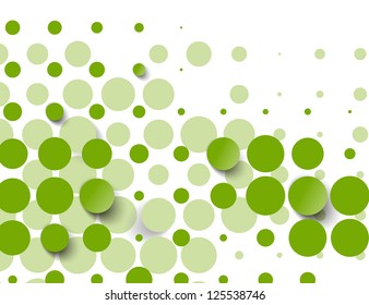 Abstract circle design element, vector illustration.