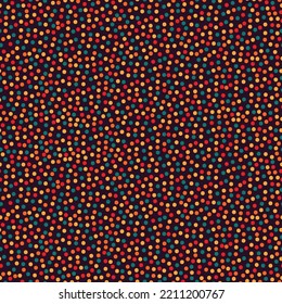 Abstract circle design elements background. Tribal boho ornament wallpaper. Dotted confetti seamless poster